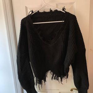 Cropped sweater